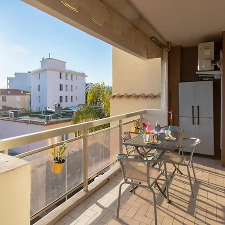 A10 - 1 Bdr Heart Of Juan Les Pins 5 Min Sea - Ac & Balconies Apartment Antibes Exterior photo